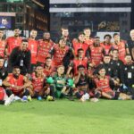 Lucas Mancinelli y Deportivo Cuenca le irrespetaron al linajudo Santos FC