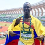 Patry Iván Valdez, de Ecuador, un gran finalista en el Mundial Sub 20 de Oregon