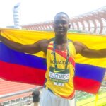 Patry Iván Valdez, de Ecuador, un gran finalista en el Mundial Sub 20 de Oregon